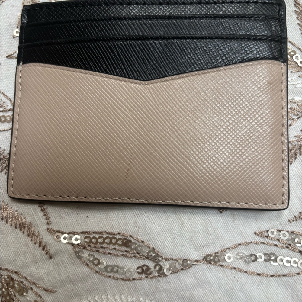 Kate Spade Black and Tan Card Holder - Picture 2 of 2